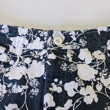 Tape Measure D2ABMF93T Women’s Black/White Floral Stretch Skirt Size 14 Waist 30 image 10