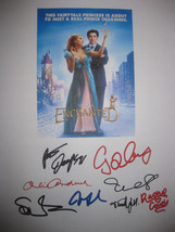 Enchanted Cast Signed Film Movie Script Screenplay X8 Amy Adams Idina Menzel Pat - $19.99