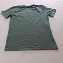Carhartt Original Fit Men's Green Cotton Blend Workwear Shirt Pocket Size S(4/6) image 2