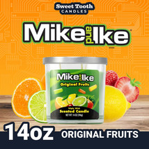 Candle - Mike &amp; Ike Scented Candle 14 Oz - Mike &amp; Ike Original Fruits 14 Oz - £14.17 GBP