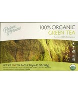 1 Box, Prince of Peace 100% Organic Green Tea, 6.35 Oz / 180g - 100 Tea ... - $15.62 CAD