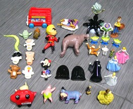 Disney Toy Story Princess Incredibles Aladdin Misc Toy Lot Some Vintage - $24.99