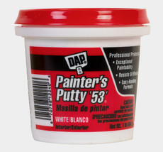 DAP PAINTER&#39;S PUTTY &#39;53&#39; Professional Ready to Use White 0.5 Pint 12240 - £26.18 GBP