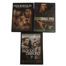 Lot of 3 DVD Movies: Blood Diamond (DiCaprio), Snake Eyes, Idlewild (Outkast) - £6.90 GBP