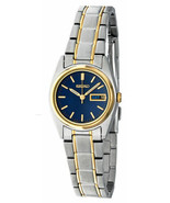 NEW Seiko SXA120 Navy Dial Two-Tone Gold Stainless Steel Quartz Women&#39;s ... - £76.69 GBP