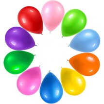 Prextex 900 Party Balloons 12-Inch 10 Assorted Rainbow Colors | Thick Multicolor - £70.47 GBP