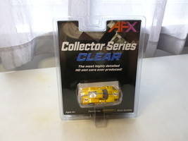 NEW AFX COLLECTOR SERIES CLEAR MEGA G FORD GT#2 MKIV IN YELLOW/BLACK BRA... - $63.99