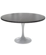 LeisureMod Verve Modern 48&quot; Round Dining Table with Sintered Stone Table... - $995.88 CAD