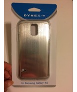 Dynex hard shell Case for Samsung Galaxy S5 Cell Phones - Silver - $7.99