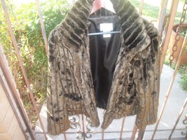 women&#39;s faux mink fur vintage size 12-14 excellent condition - $150.00