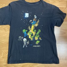 Minecraft Mojang Jinx T-Shirt 2015 Black boys size medium - £7.90 GBP