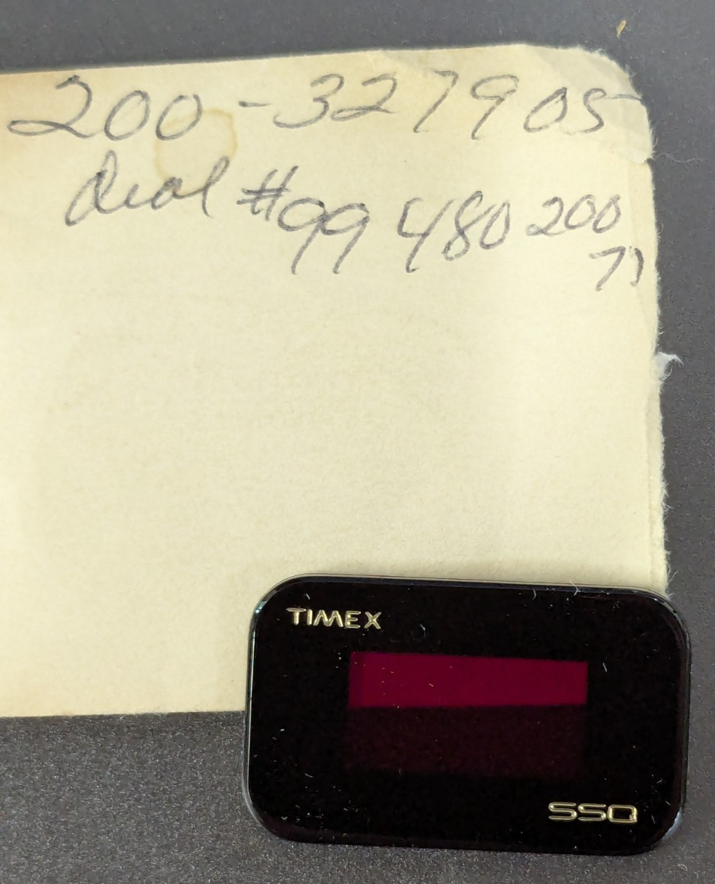 NOS Vintage TIMEX SSQ Watch Crystal - Red Lens - 200-327805  9948020071 - $34.64