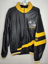 Pittsburgh Steelers G-III G-3 Genuine Leather Jacket Men's Size Large Vintage  - $149.95