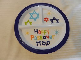 Happy Passover Child&#39;s Divided Melamine Plate 3 Sections - £15.92 GBP