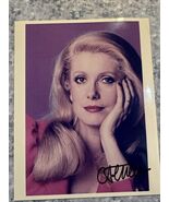 Original Photo 8 X 10 Catherine Deneuve Autograph Authentic Signed Actress - $512.51 CAD