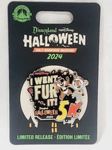 Disneyland RunDisney Pin HALLOWEEN 5K Chip &amp; Dale I WENT FUR IT 2024 Lim... - $911.34 MXN