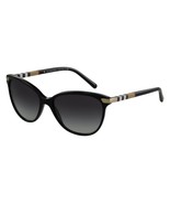 Burberry B 4216  Black - Polar Grey Cat Eye Women's Sunglasses BE4216 - $150.00