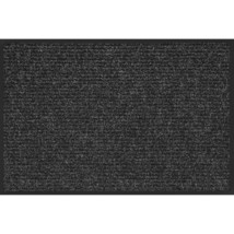 Apache Mills Rib Commercial Carpeted Indoor and Outdoor Floor Mat Pepper - £73.15 GBP