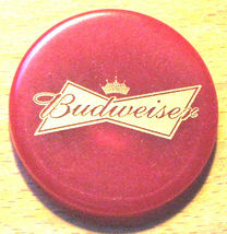 (1) Vintage $1. Budweiser Poker Chip - Bow Tie Chip - $9.95