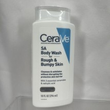 CeraVe SA Body Wash For Rough &amp; Bumpy Cleanses &amp; Exfoliate ￼10oz COMBINESHIP! - £9.49 GBP