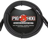 Pig Hog PHM20BKW Black/White Woven High Performance XLR Microphone Cable... - £21.78 GBP