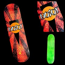 Christian Hosoi Snakeskin Red Skateboard 8.50&quot; Deck *New in Original Shr... - $84.99