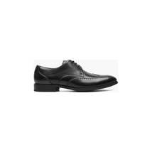 Stacy Adams Brayden Wingtip Oxford Shoes Smooth Leather Black 25635-001 image 2