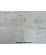 Star Wars Mobquet Landspeeder Set Design Blueprint Vtg 20th Century Fox - £11.81 GBP