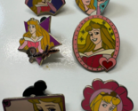Lot of 6 Disney Sleeping Beauty Princess Aurora Trading Pins - $19.79