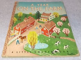  Little Golden Book A year on the Farm No. 37 Richard Floethe 1947 A printing - £19.77 GBP