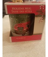 Holiday Christmas Coffee Cup Mug W Camper &amp; Xmas Lights 12oz-Brand New-S... - $280.40 MXN