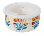 Pioneer Woman ~ Stoneware Food Storage Container ~ Mazie Pattern ~ Small - £20.68 GBP