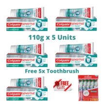 Colgate Toothpaste Sensitive Pro Relief Enamel Repair - x 5 (Free 5x Toothbrush) - $57.56