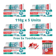 Colgate Toothpaste Sensitive Pro Relief Enamel Repair - x 5 (Free 5x Toothbrush) - £45.90 GBP