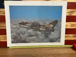 Tactical Fighter Print A7D Vought 14&quot; x 11&quot; USAF Full Color - $276.61 MXN