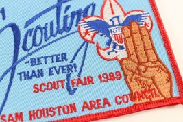 Vintage 1988 Sam Houston SHAC Scout Fair Better Ever Boy Scout BSA Camp Patch - £9.32 GBP