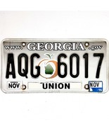 2016 United States Georgia Union County Passenger License Plate AQG 6017 - $18.80