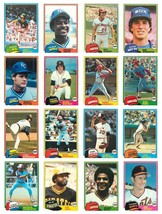 1981 Topps Baseball &quot;Singles&quot; U-Pick 301-398 - Complete your Set NM - £0.98 GBP