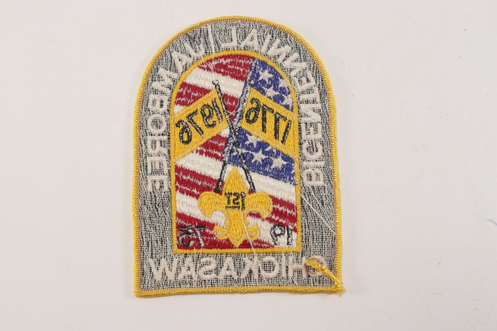 LARGE 1975 Chickasaw Bicentennial Jamboree Boy Scouts of America BSA Patch Item image 3