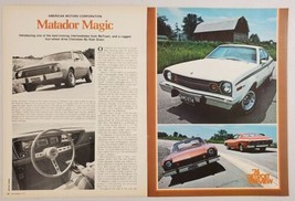 1973 Print Magazine Photo Article 1974 American Motors Matador,Gremlin,Javelin - £15.18 GBP