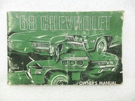 1968 Chevrolet Chevy Owners Manual 15962 - £13.44 GBP
