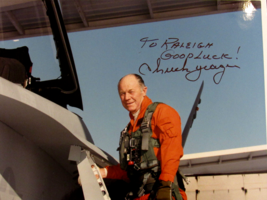 Chuck Yeager Speed Of Sound Ace Pilot Signed Auto Kodak F-15D Eagle Photo Jsa - £241.14 GBP