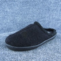 Haflinger  Women Slipper Shoes Black Wool Slip On Size 37 Medium - $24.75