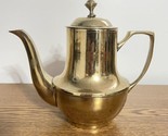 Vintage Brass Teapot Coffee pot Very Heavy Made In Korea - £13.27 GBP