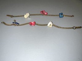 Pair of Vintage Japan Shell Bracelet&#39;s - £19.13 GBP