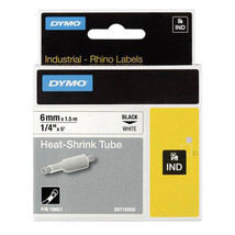 Dyme Rhino Heat Shrink Tape Label 12mm - White - £58.98 GBP
