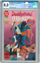 George Perez Collection CGC 8.0 Deathstroke The Terminator #11 2nd New Vigilante - $98.99