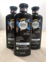 3 Herbal Essen BioRenew Hydrate Coconut Milk| Conditioner 13.5 oz A1 - £23.35 GBP