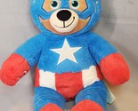 Build A Bear Marvel&#39;s Captain America Avengers Plush Stuffed Animal BABW... - £10.09 GBP
