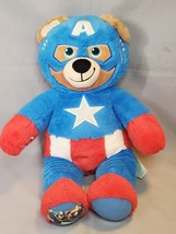 Build A Bear Marvel&#39;s Captain America Avengers Plush Stuffed Animal BABW... - £10.08 GBP